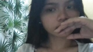 Philippine teen shows tits on OmeTV