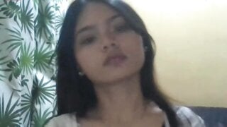 Philippine teen shows tits on OmeTV