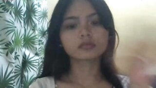 Philippine teen shows tits on OmeTV