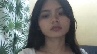 Philippine teen shows tits on OmeTV
