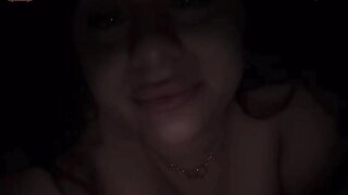 Horny naked girl from Luxembourg sticks out tongue on ometv
