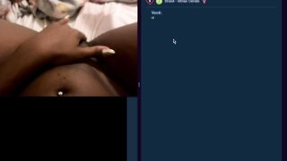 22 year old Brazilian girl touching herself