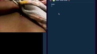 22 year old Brazilian girl touching herself
