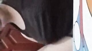 Indonesian girl shows big boobs