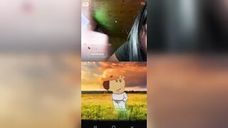 Horny chilean girl flashing tits and pussy