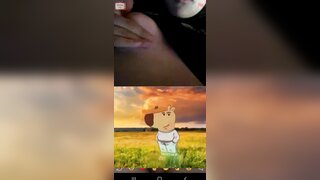 Horny chilean girl flashing tits and pussy