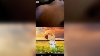 Horny chilean girl flashing tits and pussy