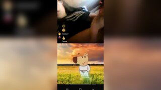 Horny chilean girl flashing tits and pussy