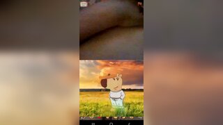 Horny chilean girl flashing tits and pussy