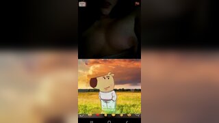 Chilean bitch flashes perfect tits