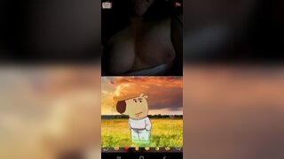 Chilean bitch flashes perfect tits