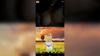 Chilean bitch flashes perfect tits