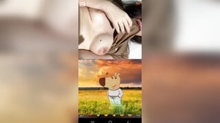 Chilean goddes insane flashing