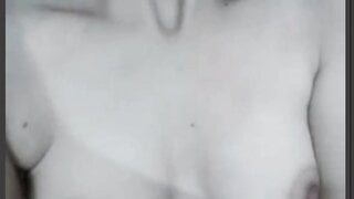 God tier Indian teen rubs herself watching me jerk off