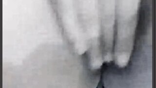 God tier Indian teen rubs herself watching me jerk off