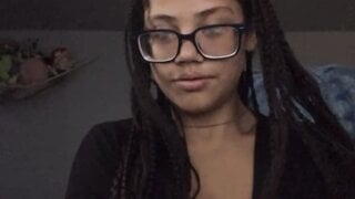 Shy Teen Girl Shows Massive Tits