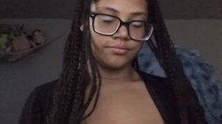Shy Teen Girl Shows Massive Tits