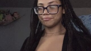 Shy Teen Girl Shows Massive Tits
