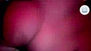 Showing her perfect 18 year old boobs on monkey app