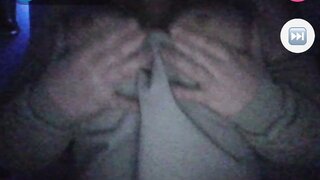 Monkey app girl quickly shows chubby boobs