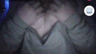 Monkey app girl quickly shows chubby boobs