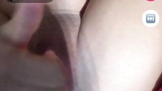 Fit girl masturbating on monkey app