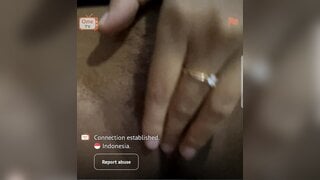 Indonesian Pussy Cums to Indian Cock
