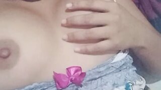 OmeTV Brazilian shows off boobs