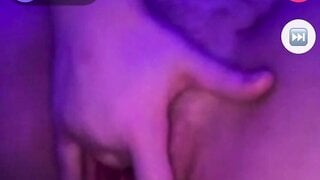 Chubby girl fingers and shows boobs