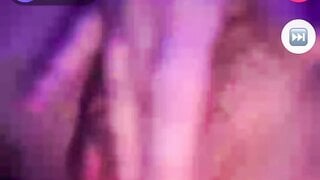 Chubby girl fingers and shows boobs