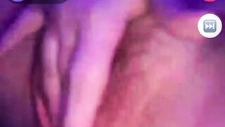 Chubby girl fingers and shows boobs
