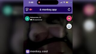 Indian teen on monkey app