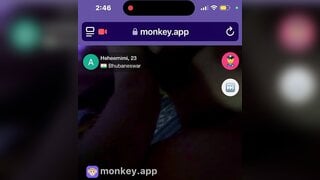 Indian teen on monkey app