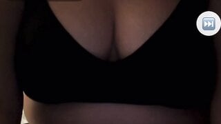 Vic takes a boob out on monkey app