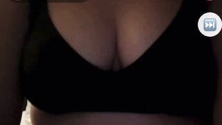 Vic takes a boob out on monkey app