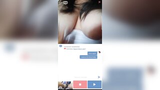 Ome tv girl showing her pussy while on her period