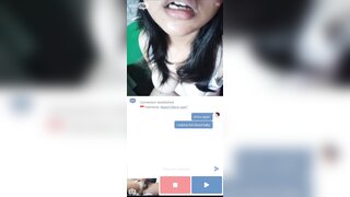 Ome tv girl showing her pussy while on her period
