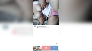 Ome tv girl showing her pussy while on her period
