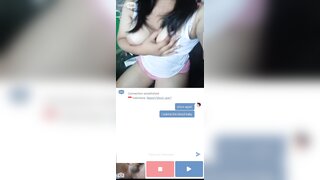 Ome tv girl showing her pussy while on her period