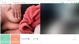 Sucking her sex toy on ometv