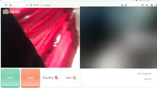 Sucking her sex toy on ometv
