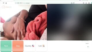 Sucking her sex toy on ometv