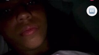Brazilian showing tits and pussy on monkey app