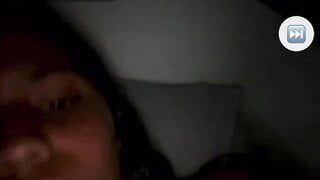 Brazilian showing tits and pussy on monkey app