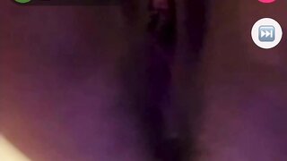 Chubby girl showing off on monkey app