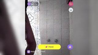 sexy argentine taking a shower on monkeyapp
