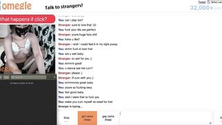 Sexy Omegle Girl Strips Down And Moans