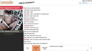 Sexy Omegle Girl Strips Down And Moans