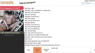 Sexy Omegle Girl Strips Down And Moans