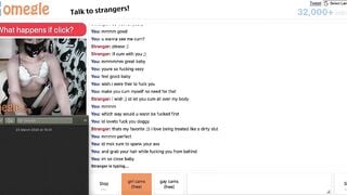 Sexy Omegle Girl Strips Down And Moans